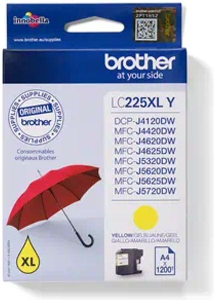 Brother LC-225XLY - Gelb - Druckerpatrone - Hohe Kapazität