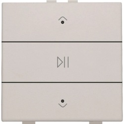 Niko Züblin 102-52073 Einfach Audiosteuerung mit LEDs für Niko Home Control, light grey 10252073