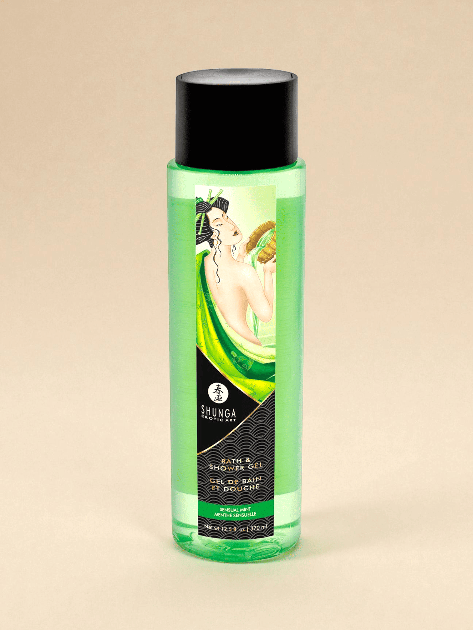 Shunga Gel de bain et douche menthe sensuelle 370ml