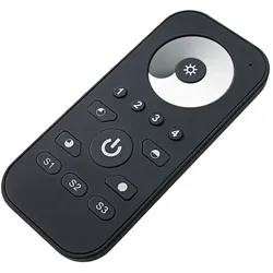 SIGOR Hand-Fernbedienung KS-SIG-CONTROL_5 mit Touch-Control und Tasten, 4 Kanal DIM, Schwarz SIG-9046501