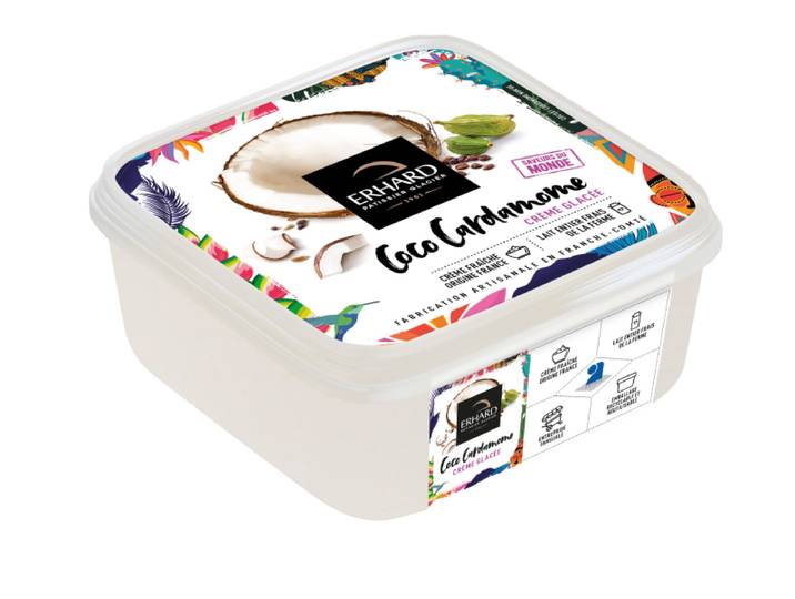 ERHARD Glace Coco Cardamome 450g