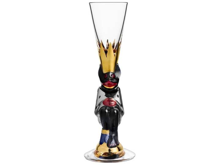 Orrefors Nobelpreis Schnapsglas 4 cl Silber