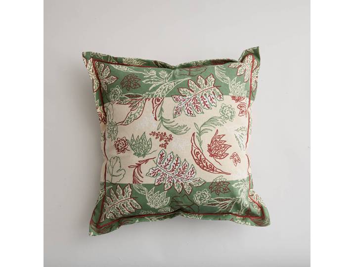 Coussin carré imprimé indien - Blancheporte