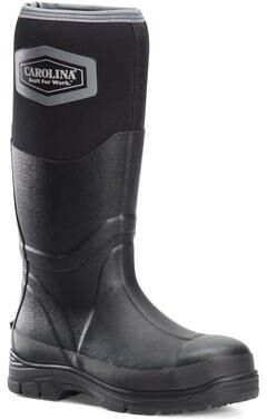 "Carolina Graupel 16"" Rubber Boot - Mens 14 Black Boot D"