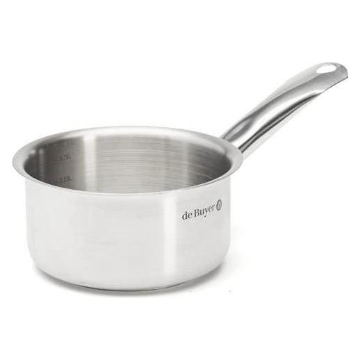 de Buyer Stielkasserolle (Stielkasserolle, Edelstahl, 14 x 7.37 cm) (3501.14)