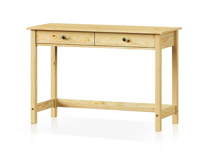 TOBINO Schreibtisch / Konsole, Material Massivholz, Kiefer