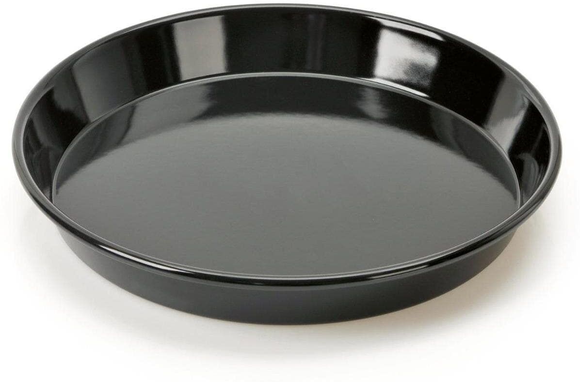 Pizzablech KAISER "Pizzablech Delicious", schwarz, B:28cm Ø:28cm, Emaille, Backbleche, Pizzablech schwarz B/H/T: 28cm