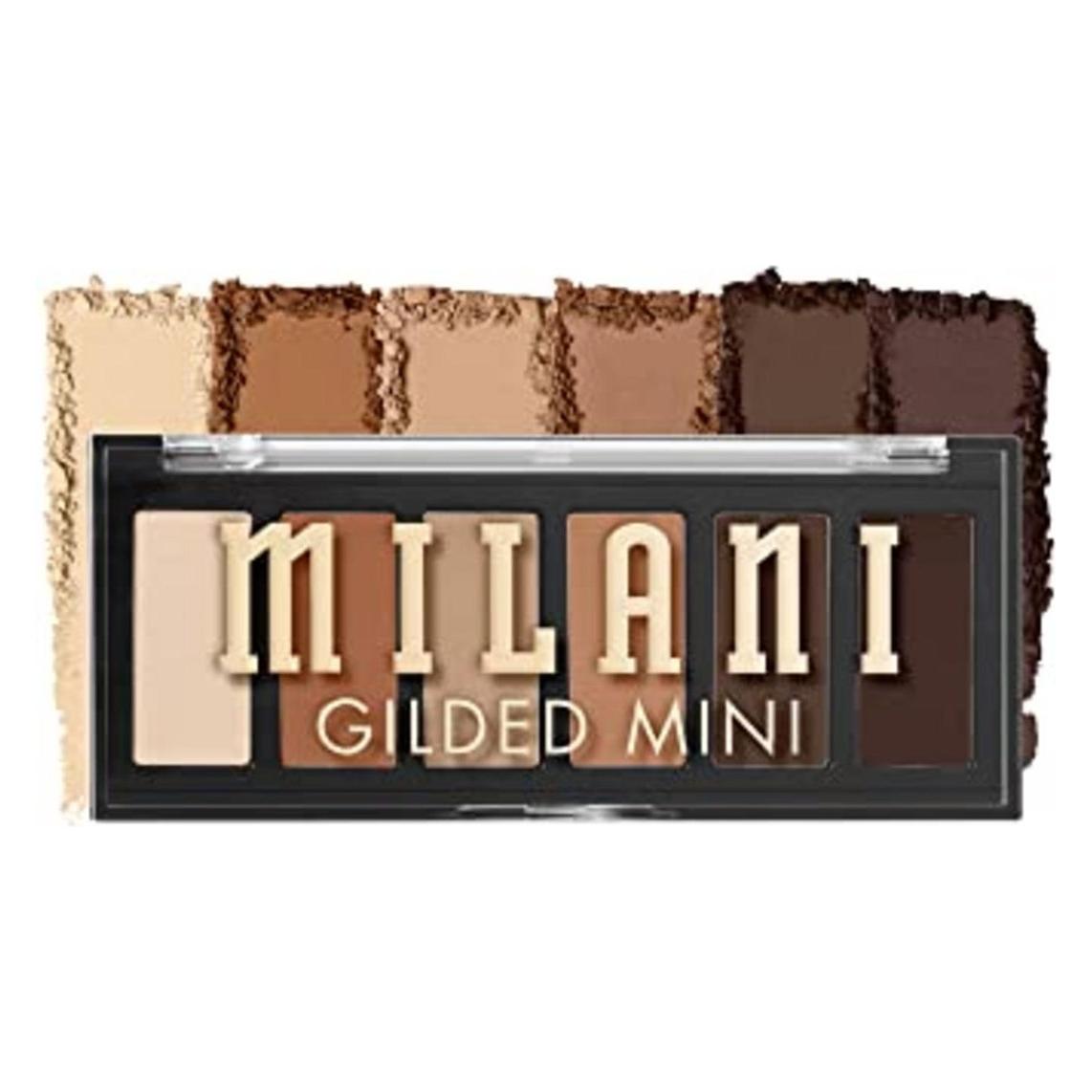 Milani Gilded Mini Eyeshadow Palette mit 6 matten und schimmernden Farbtönen Whiskey Business (110 Whiskey Business) (49979330)