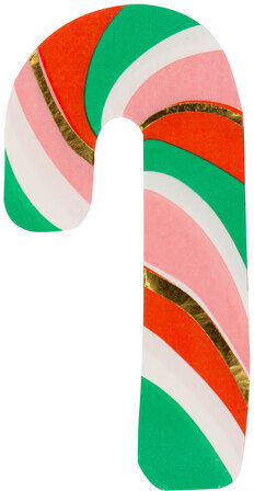 Papierserviette "Zuckerstange", 15,5 x 8 cm, 20 Stück