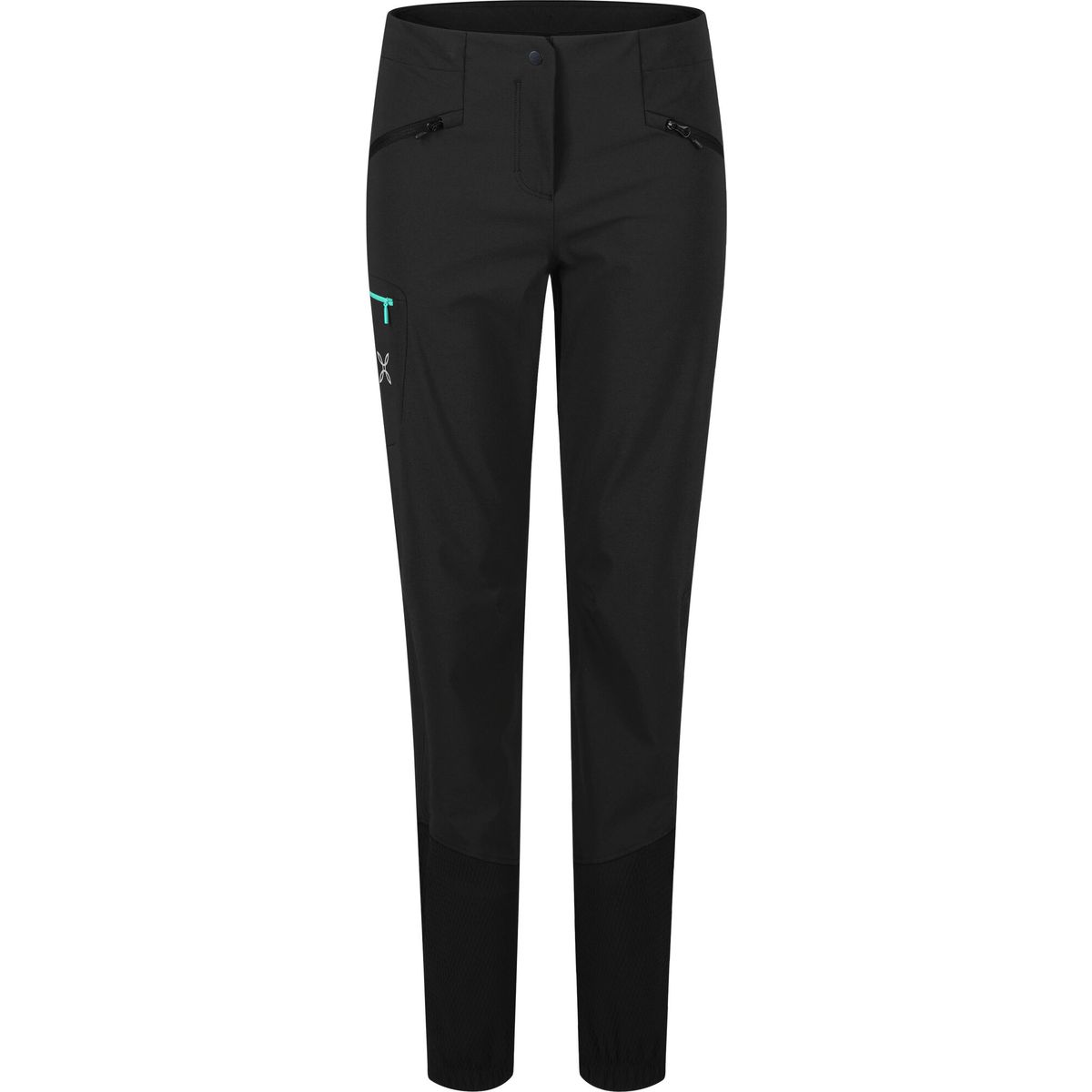 Montura Vertigo Allround Pants Woman black/bright teal (90273) S MPLK02W-TS568-90273-S