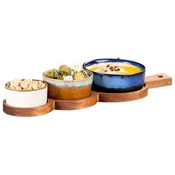 Moritz & Servierschalenset 3-tlg. - B/H/T ca. 35.00x5.00x11.00