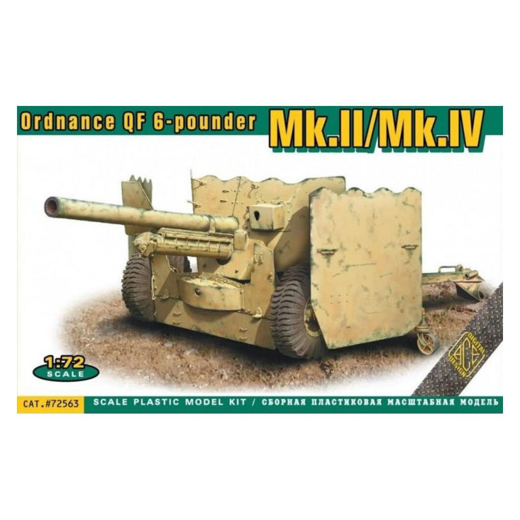 Ace Ordnance QF 6-pounder Mk.II/Mk.IV (ACE72563)