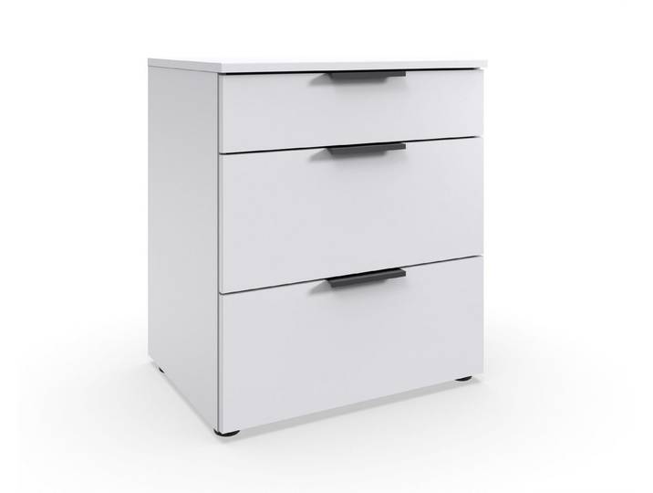freiraum Nachtkommode OXFORD, in WEISS - 54x61x41cm (BxHxT)