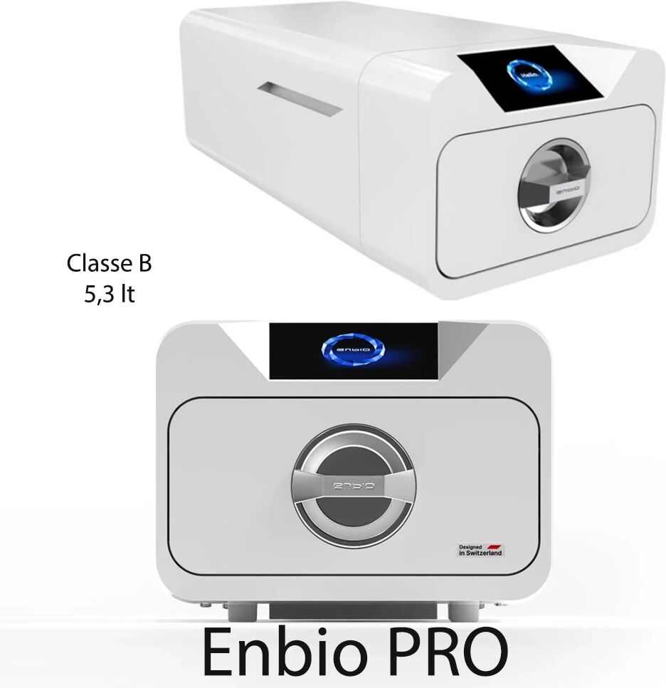 ENBIO Autoclave PRO 5,3 Litri Classe B Professionale per Centro Estetico, Studio Medico, Podologo e Tattoo Studio
