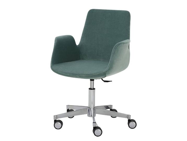 Chaise pivotante myHELIOS 65 x 82 x 65cm Turquoise/Vert turquoise
