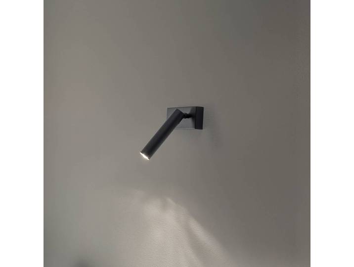 Wandlampe Sone Argon, dimmbar, schwarz, für Wohn- / Esszimmer, Metall, Wandleuchte, Wandlampe Innen