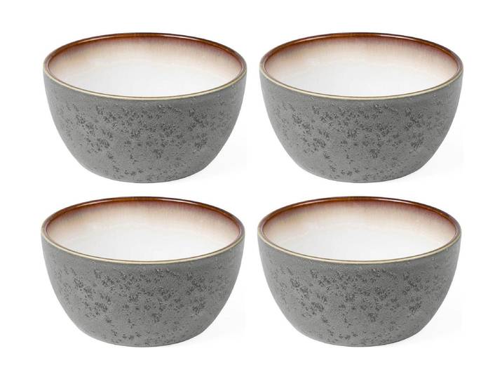 Snackschale BITZ, beige (natur), H:7cm Ø:14cm, Steinzeug, Schüsseln, Snackschale