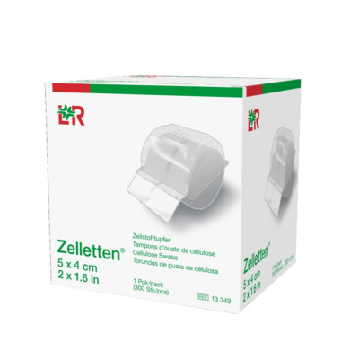 Lohmann & Rauscher GmbH & Co.KG ZELLETTEN Tupfer 4x5 cm unsteril Rolle 300 St 02292805