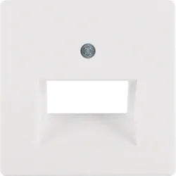 Berker 14096089 Berker Zentralstück für UAE Steckdose 2-fach Serie Q.x polarweiß, samt