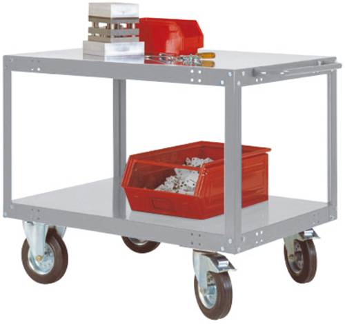 Manuflex TP1031.9006 Tischwagen Alusilber