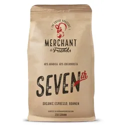 Merchant & Friends Seven'th Espresso ganze Bohne bio 250g