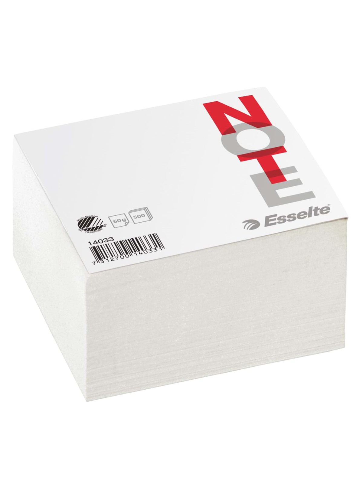 Esselte Pad-cube 10x10cm 500 sheets white