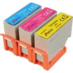 3 Ampertec Tinten ersetzt Epson C13T02F240-440 202 Multipack CMY