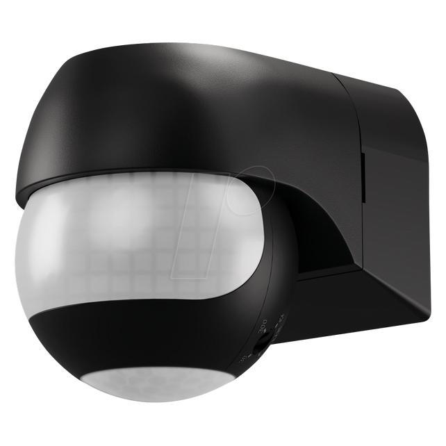 Goobay 2-Bereichs-Bewegungsmelder, neigbar/schwenkbar, schwarz (12 m) (79597)