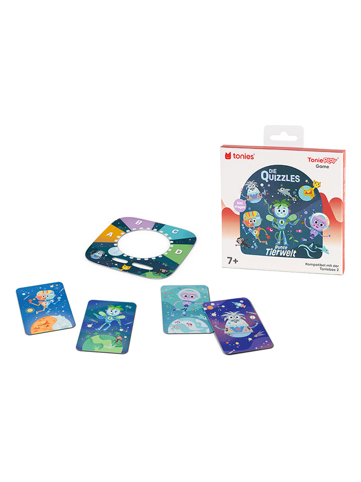 tonies Spiel "Tonieplay - Die Quizzles - Bunte Tierwelt" - ab 7 Jahren - onesize