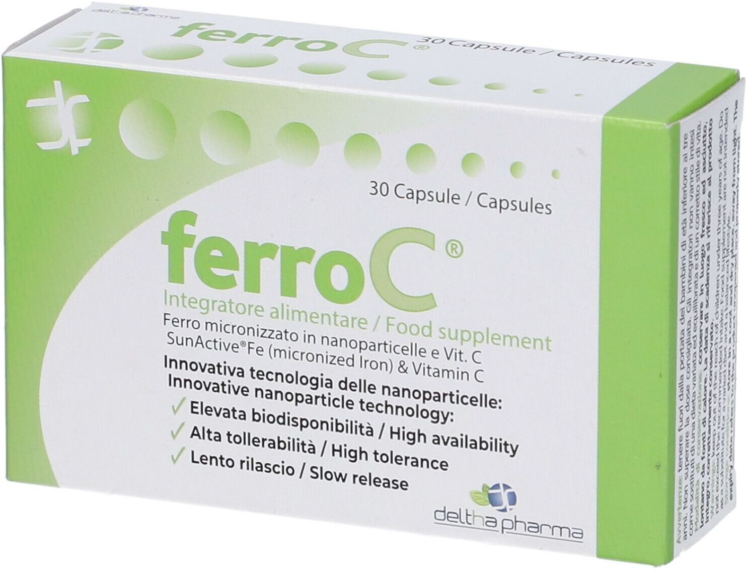 DELTHA PHARMA Srl Ferroc, 30 Capsule