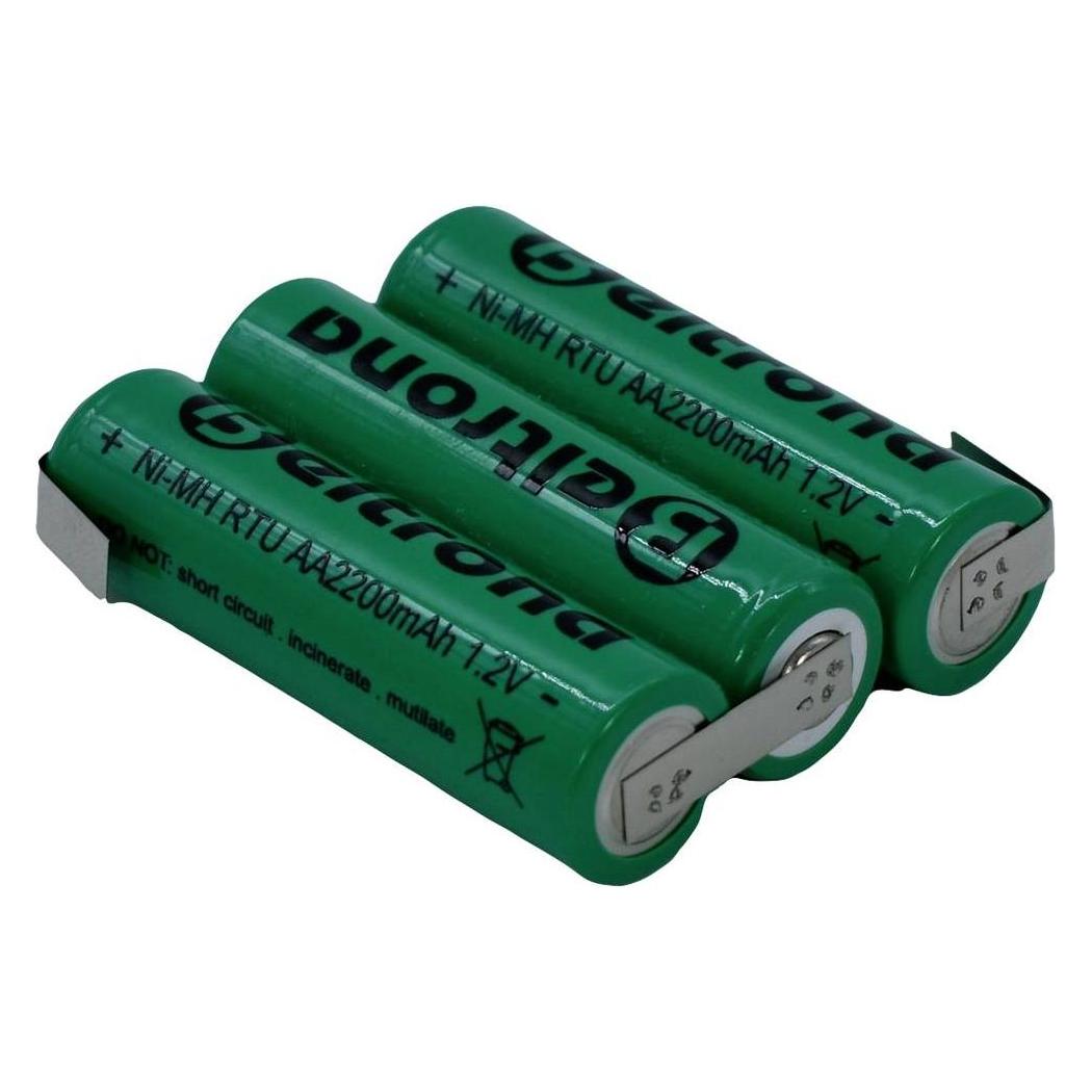 Beltrona RTU3AAZ Akkupack 3x Mignon (AA) Z-Lötfahne NiMH 3.6 V 2200 mAh (1 Stk., AA, 2200 mAh) (BELRTU3AAZ)
