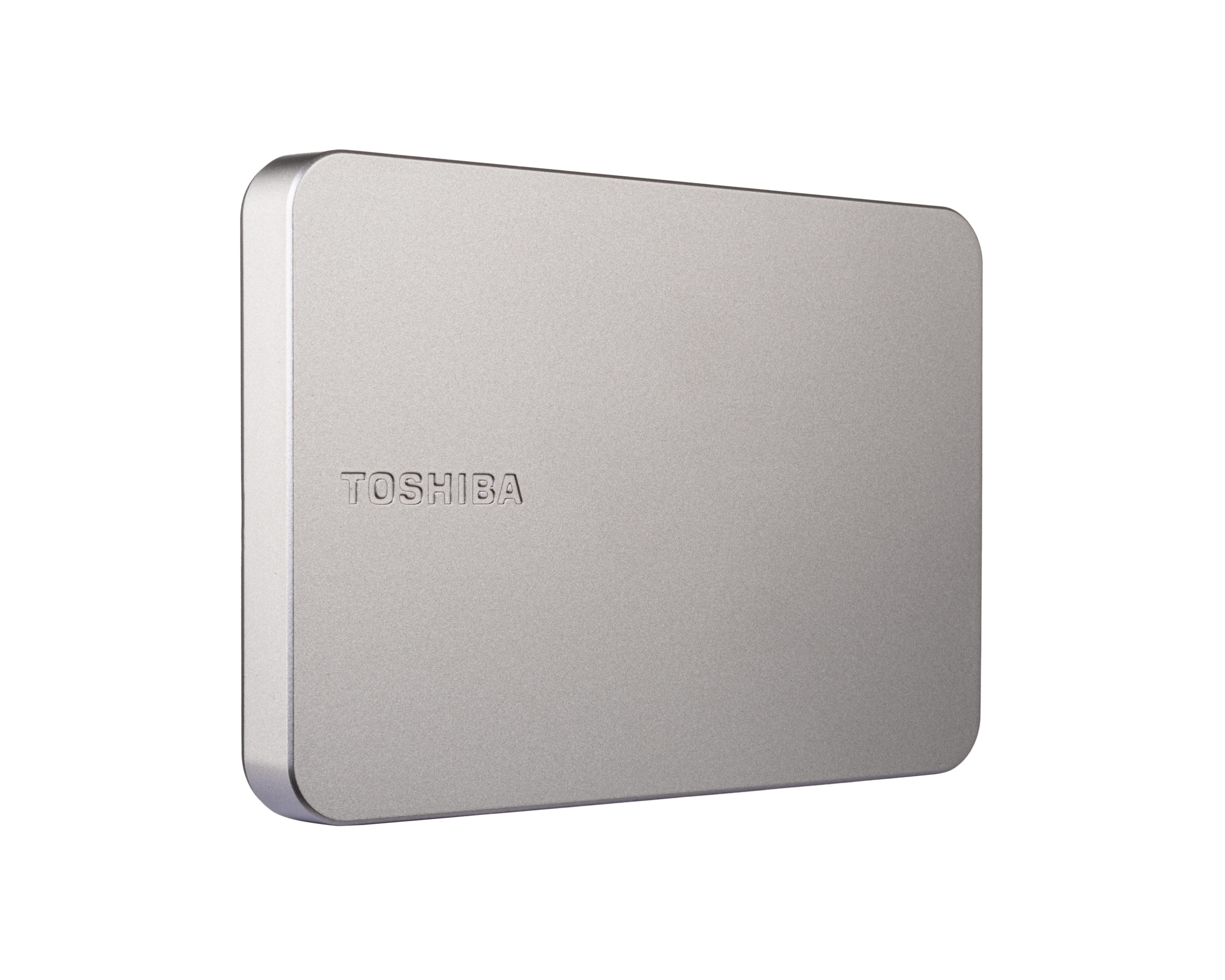 Toshiba Canvio Flex 1 TB externe Festplatte (HDD) USB-C Silber