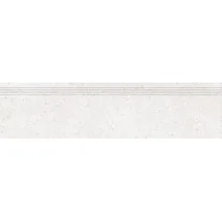 Rako Porfido Treppenfliese weiß 30x120 cm matt/glanz DCPVF810.1