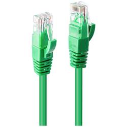 LINDY 48047 RJ45 Patchkabel CAT 6 U/UTP 1.00 m Grün mit Knickschutztülle 1 St.