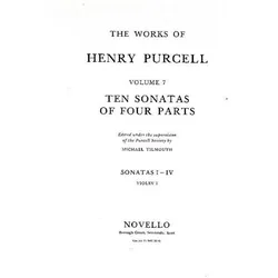 10 Sonatas of 4 Parts for 2 violins, bass and Bc score, Fachbücher von Henry Purcell