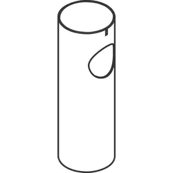 Hansgrohe Rohr Design Siphon beschriftet chrom , 96554000 96554000
