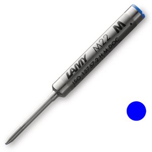Lamy Kugelschreiberminen M22, mittel, Kugelschreiber-Compactmine, M, blau