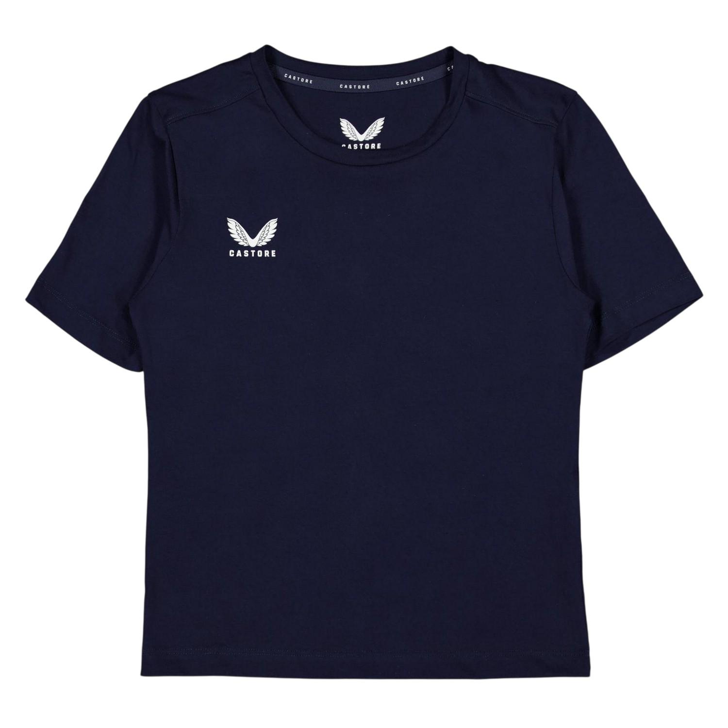 Castore Kinderen/Kinderen Logo Regular T-shirt (Peacoat)