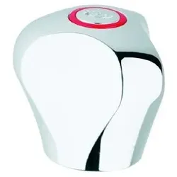 Grohe Griff Treflor 45124 m.Griffbefest. Markierung blau/rot 1/2" chrom, 45124000 45124000