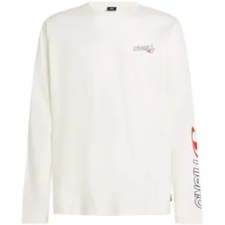 O'Neill Essentials 90's Logo LS Langarmshirt weiß