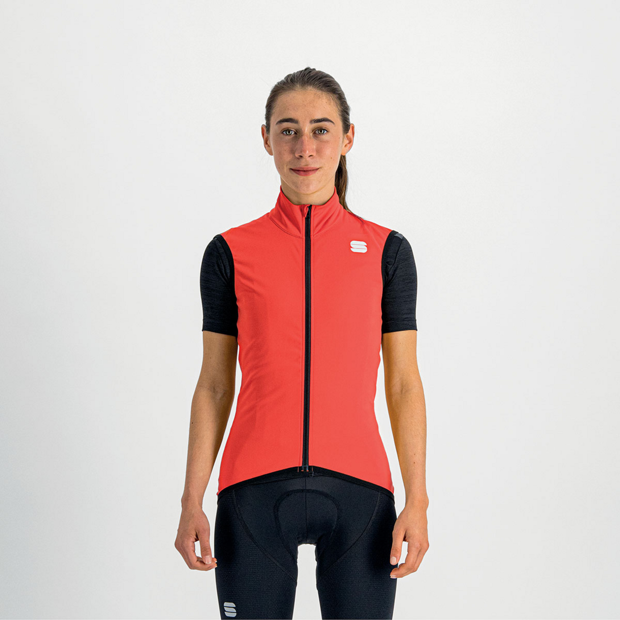 Sportful Fiandre Light No Rain Weste Damen Fahrradwesten rot Größe XL Rennrad Wasserabweisend