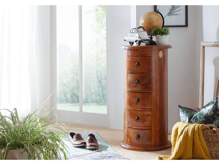 Commode 45x45 Acacia laqué Miel OXFORD #0338