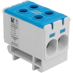 Universalklemme UK 35/2 N blau Leitungsklemme Anschlußklemme 4 Klemmstellen 2,5–35mm2 Pollmann 209 2090222