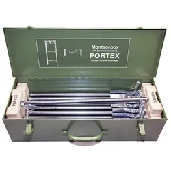 Klemmsia Portex Montagebox inkl. 9x Türspreizer Spannweite 570 - 960 mm