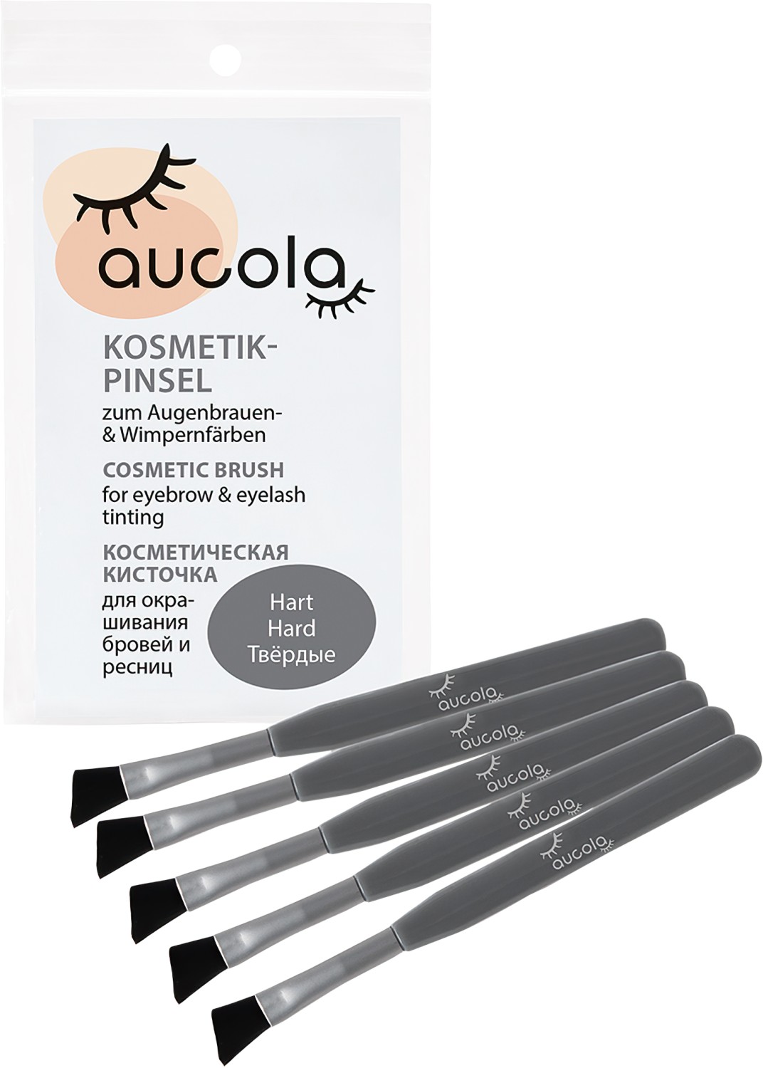 Aucola Kosmetikpinsel 5er Set - hart 2770020