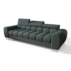 SOFA 3-sitzer Bastien In Stoff Aragon