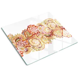 GLASPLATTE 60x52 cm Dekorationen