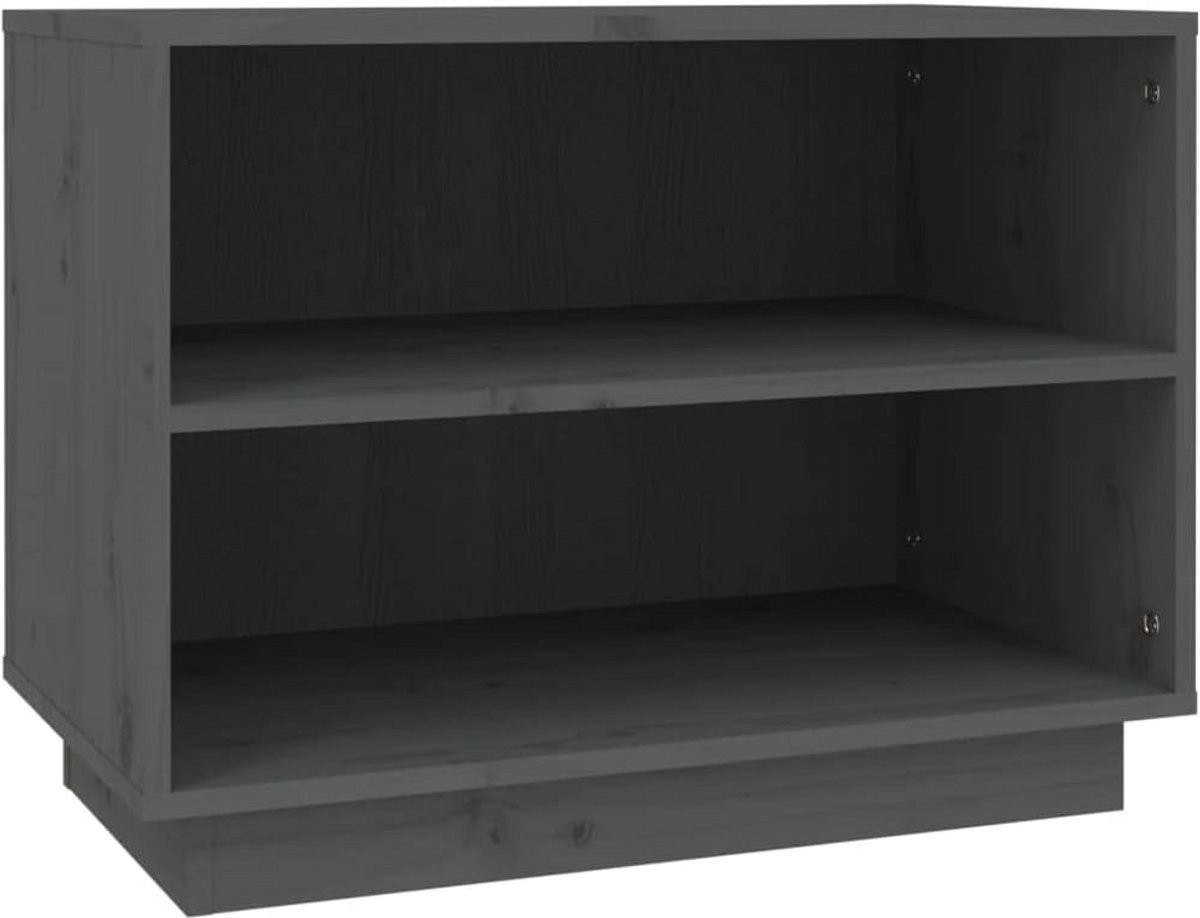 Compacte schoenenkast van massief hout voor in de hal