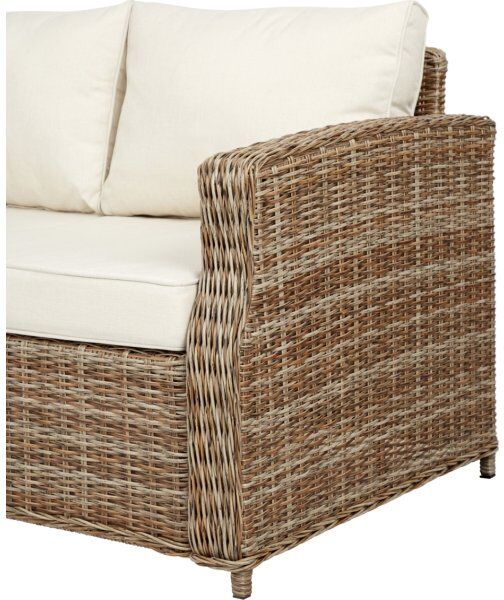 Vila Gotland Loungesofa Med Hynder, 3 Personer, Natur