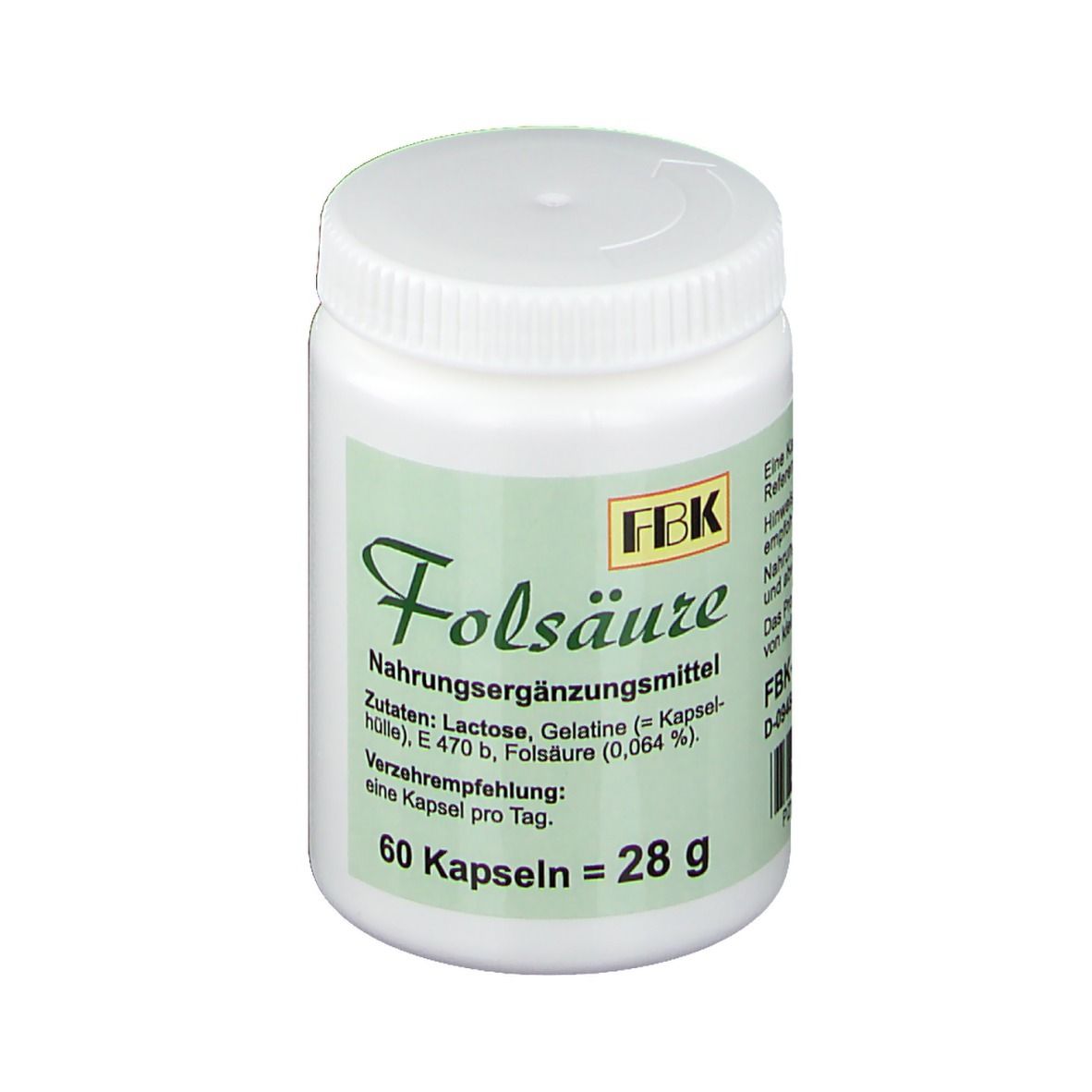 Folsäure Kapseln 60 St